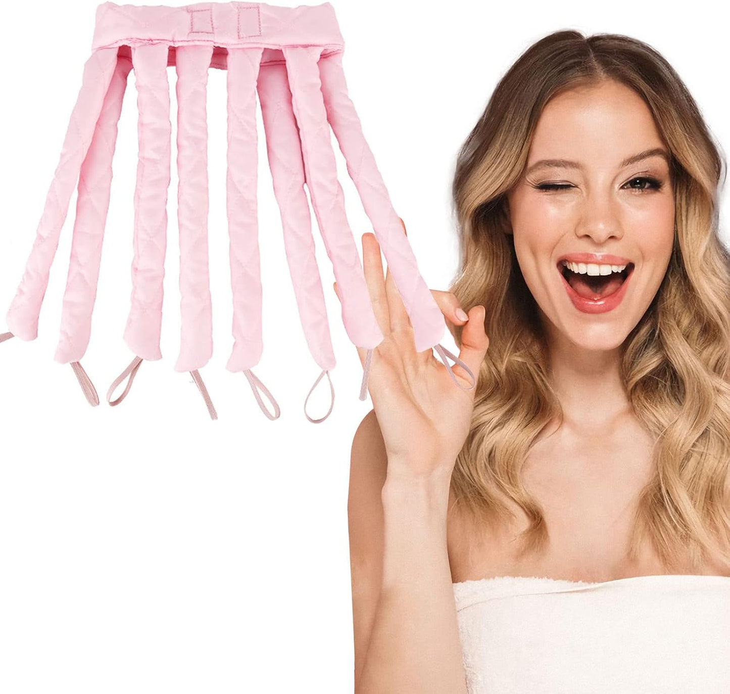 Oriva™ Hittevrije Haarcurler – Zachte Krulband voor Natuurlijk Golvend Haar