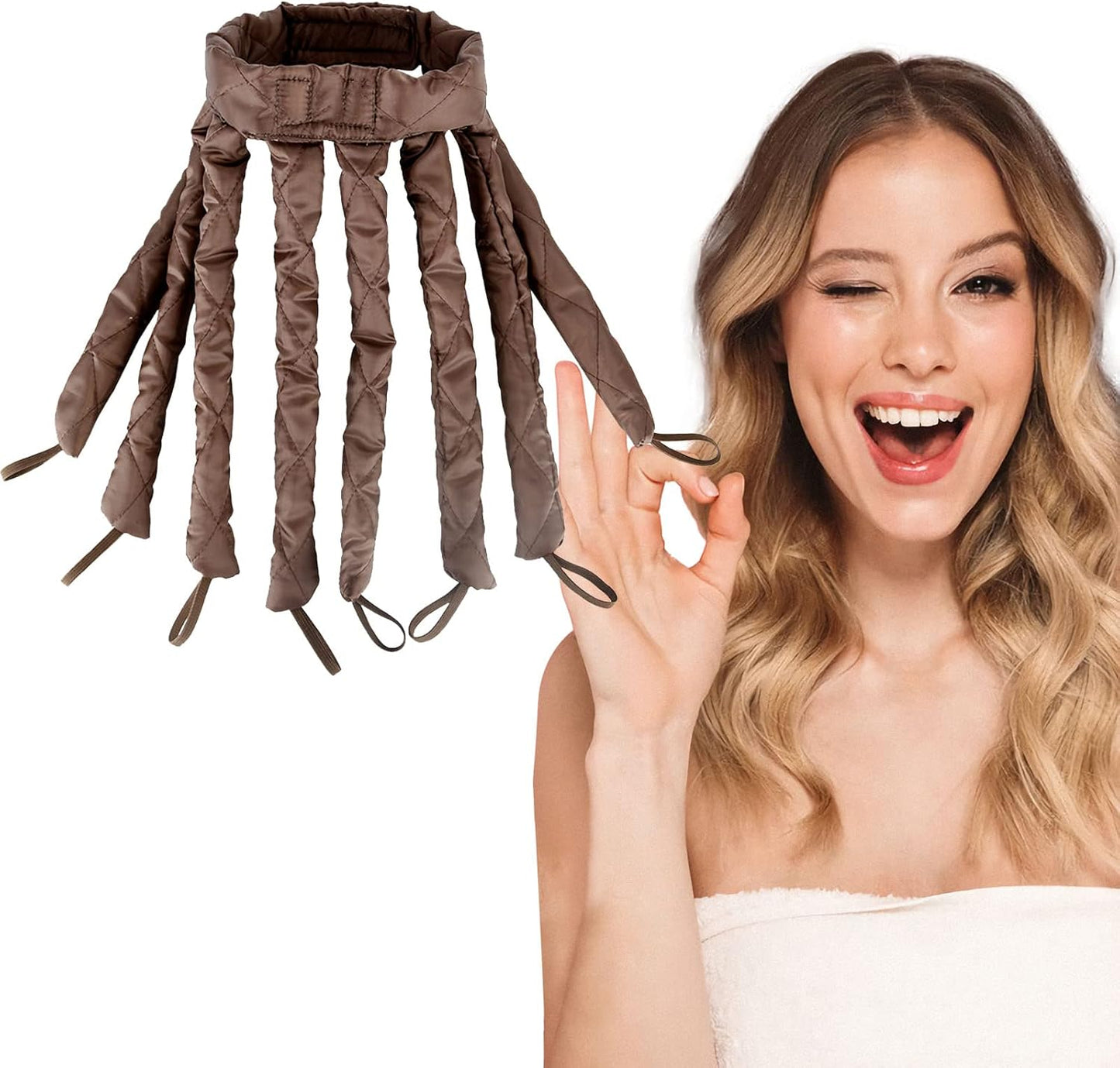 Oriva™ Hittevrije Haarcurler – Zachte Krulband voor Natuurlijk Golvend Haar