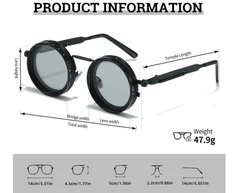 Oriva™ Steampunk adaptive Zonnebril